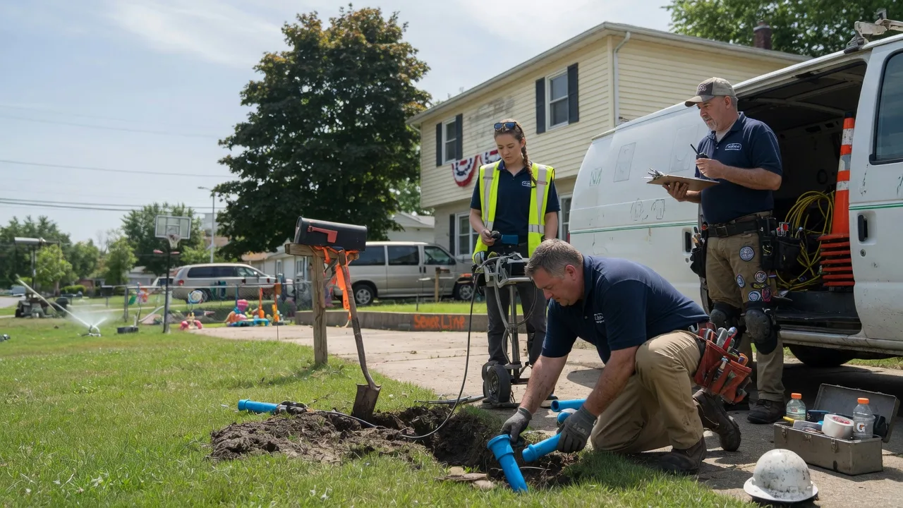 Slab Leak Repair in New Douglas, IL near me